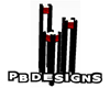 PB Candles Red Glass