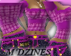 MDZ PURPLE JEAN SET
