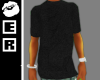 [3R]LONGPlainBlackTee