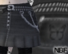Jeans chained skirt dark