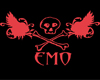 Emo Tshirt Black