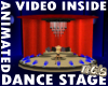 Dance stage with couche
