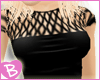 ~BZ~ Mesh Black Tee