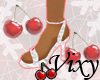 *V* Cherry Snow Heels