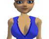 Big Bust V Cut (Blue)