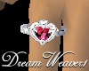Dolphin Heart Ring