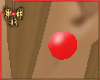 BB*Plastic Red Earstud