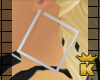 {K} Silver Square Hoops