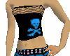 Black top w/ blue skull