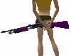 Purple/Black Shotgun
