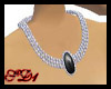 SD Black/Dmnd Necklace