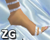 White TNT Sandals