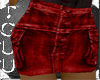 [TGUU} Red jean skirt