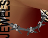 Click on this image for Barb Wire Collar Chr