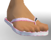 Striped Flip flops