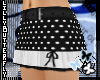 [L] White PolkaDot Skirt