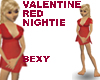 Valentine Red Nightie