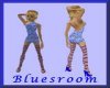 sparkly blue