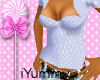 iY Cutesy Blue Long Top