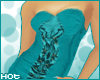 *HC* Satin tubetop.