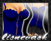 (L) Blue Black Min Dress