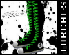Green Laced Up Kicks