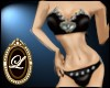 princess bikini black