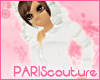 *Pc* White Faux Coat