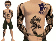 030&deg; Skin with Body Art
