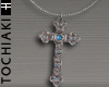 Gothic Cross #Blue