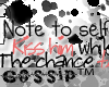 [G] Note to self #2..