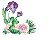 Glitter corner border