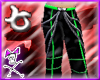 Shichiro Pants-Blk/Green