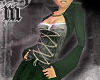 m> Medieval Gown Green
