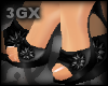 |3GX| - Pretti mules Blk