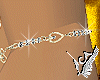 Diamond Hearts Anklet