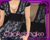 �~ Black/Grey Formal Top