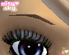 *Thin Cinnamon Eyebrows*