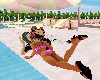 Hot spa in the beach