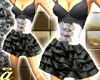 {a} RuffleSkirt Black