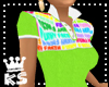 {K} Lime Tee FF Logo