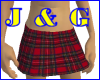 Red Plaid Skirt