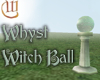 Witch Ball - Green Glass