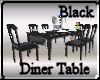 [my]Black Diner Table
