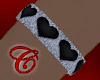Black Heart Armband