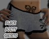(B) Booty ShortsW/Skulls
