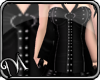 M� Black Leather Stud.