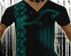 !A! Chained blu Vneck