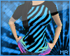 {Riot}Striped~Black~Blue