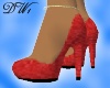 Red Sparkle Pumps